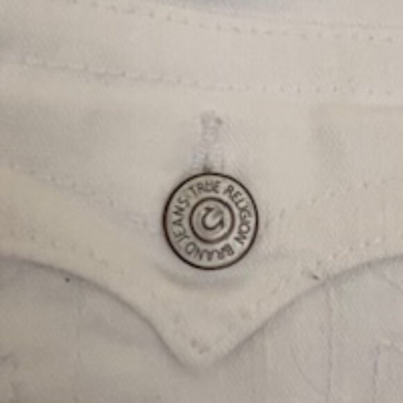 True Religion Billy White Jeans 25 - Picture 4 of 9